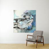 Frisky Appaloosa Mare Watercolour タペストリー (インサイチュ(横))