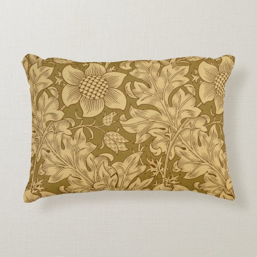 「Fritillary」の壁紙のデザイン1885年 アクセントクッション (正面)