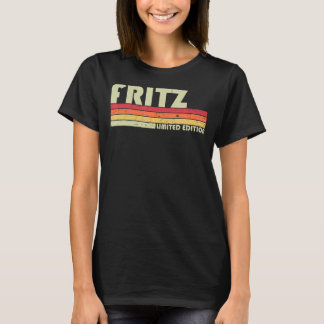 FRITZギフト名パーソナライズされたおもしろいレトロヴィンテージB Tシャツ