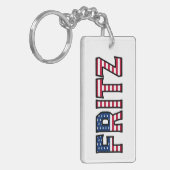 Fritz Name Vorname USA Flagge Anhänger Schlüssel キーホルダー (正面左)