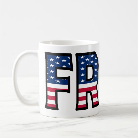 Fritz Name Vorname USA styled Tasse Kaffeetasse コーヒーマグカップ (左)