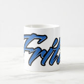 Fritz Vorname Name blue Tasse Kaffeetasse コーヒーマグカップ (中央)