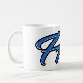 Fritz Vorname Name blue Tasse Kaffeetasse コーヒーマグカップ (左)
