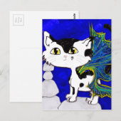 Frixie Socks、Cat Fairy ポストカード (正面/裏面)