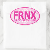 FRNXの女の子らしいデカール 楕円形シール (バッグ)