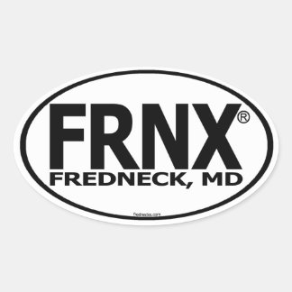 FRNXオリジナルデカール 楕円形シール