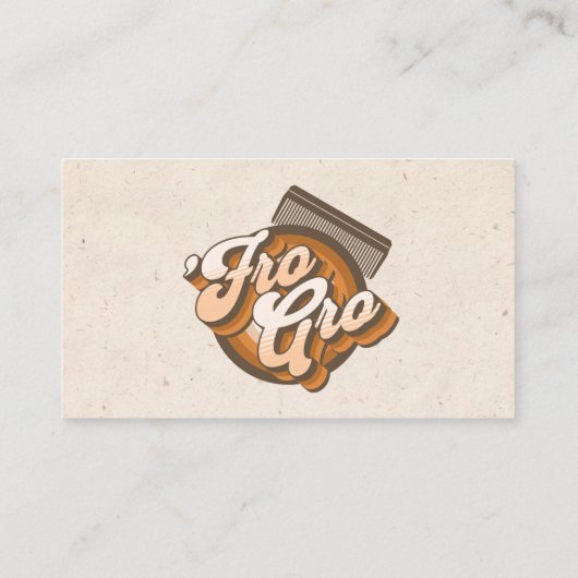 Fro理容師ショップ名刺 名刺 (裏面)