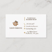 Fro理容師ショップ名刺 名刺 (正面)