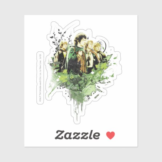 FRODO™とHobbits Collage シール (シート)