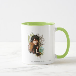 FRODO™の混合メディアのベクトルコラージュ マグカップ