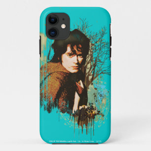 FRODO™の混合メディアのベクトルコラージュ iPhone 11 ケース