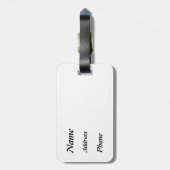 Frodo、サムおよびGollum ラゲッジタグ (裏面縦)