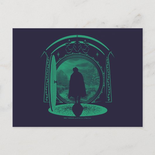 FRODO™ LEAVING THE SHIRE™ シルエット ポストカード (正面)