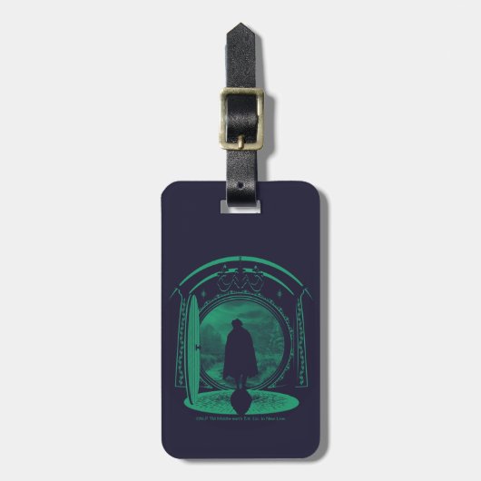 FRODO™ LEAVING THE SHIRE™ シルエット ラゲッジタグ (正面縦)