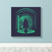 FRODO™ Leaving THE SHIRE™ Silhouette キャンバスプリント (インサイチュ (ウッドフロア))