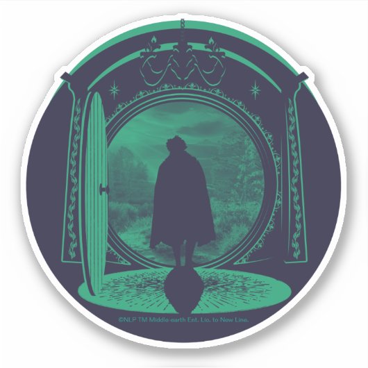 FRODO™ Leaving THE SHIRE™ Silhouette シール (正面)
