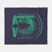 FRODO™ Leaving THE SHIRE™ Silhouette フリースブランケット (正面(横))