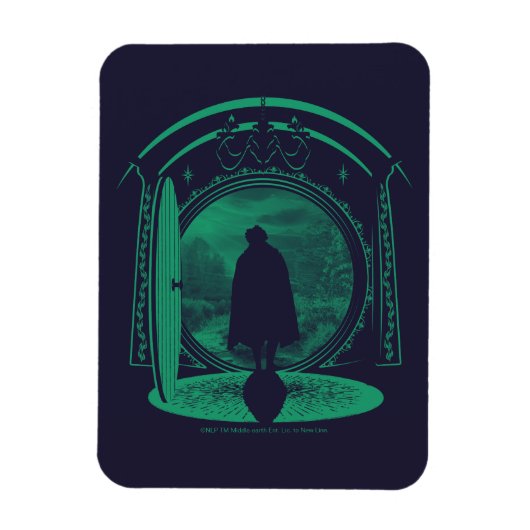 FRODO™ Leaving THE SHIRE™ Silhouette マグネット (縦)