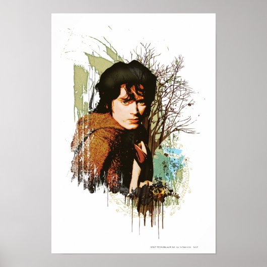 FRODO™ Mixed Media Vector Collage ポスター (正面)