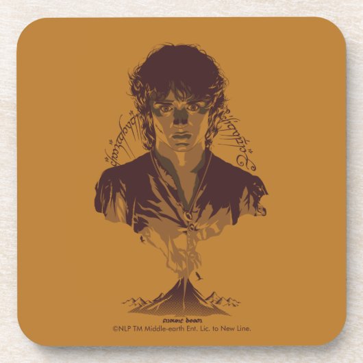 FRODO™ MOUNT DOOM™ テングワール刻印 グラフィック コースター (正面)