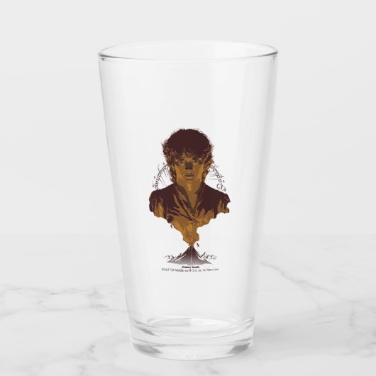 FRODO™ MOUNT DOOM™ テングワール刻印 グラフィック タンブラーグラス (正面)