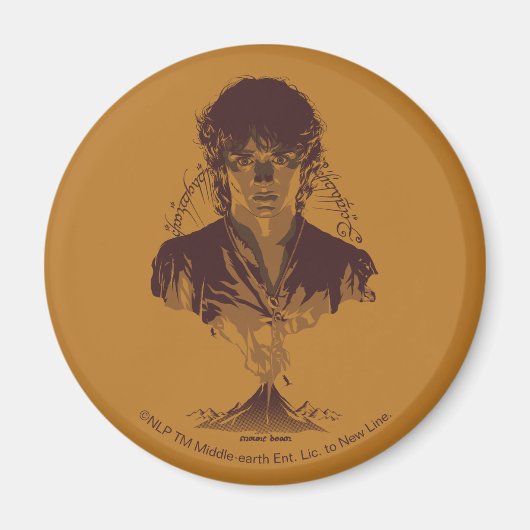 FRODO™ MOUNT DOOM™ テングワール刻印 グラフィック マグネット (正面)