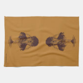 FRODO™ MOUNT DOOM™ Tengwar Inscription Graphic キッチンタオル (横)