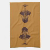 FRODO™ MOUNT DOOM™ Tengwar Inscription Graphic キッチンタオル (縦)