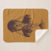 FRODO™ MOUNT DOOM™ Tengwar Inscription Graphic シェルパブランケット (正面(横))