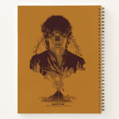 FRODO™ MOUNT DOOM™ Tengwar Inscription Graphic ノートブック (裏面)