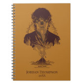 FRODO™ MOUNT DOOM™ Tengwar Inscription Graphic ノートブック (正面)