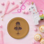 FRODO™ MOUNT DOOM™ Tengwar Inscription Graphic ペーパープレート (パーティー)