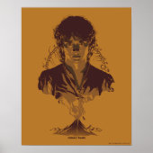 FRODO™ MOUNT DOOM™ Tengwar Inscription Graphic ポスター (正面)