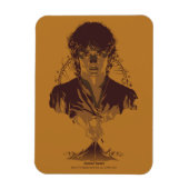 FRODO™ MOUNT DOOM™ Tengwar Inscription Graphic マグネット (縦)