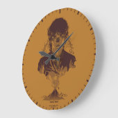 FRODO™ MOUNT DOOM™ Tengwar Inscription Graphic ラージ壁時計 (傾斜)