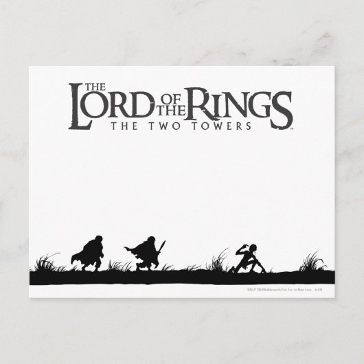 FRODO™、Sam、GOLLUM™ ポストカード (正面)