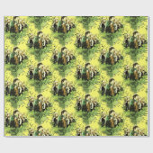 FRODO™ with Hobbits Vector Collage ラッピングペーパー (フラット)