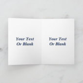 Froehliche Weihnachten -サンタクロース シーズンカード (内部)