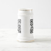 Froehliche Weihnachten -ドイツ語 ビールジョッキ (中央)