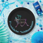 Froeliche Weihnachen - Electric Caribou ペーパープレート (パーティー)