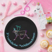 Froeliche Weihnachen - Electric Caribou ペーパープレート (パーティー)