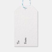 Frogおもしろい Themed誕生日のTo And From ギフトタグ (裏面)