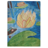 Frogと《植物》スイレンクリップボード クリップボード (裏面)