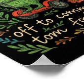 Frogウィザーお洒落ド – Off To Commit Tomflorery F ポスター (角)