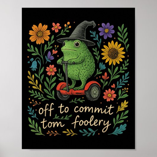Frogウィザーお洒落ド – Off To Commit Tomflorery F ポスター (正面)