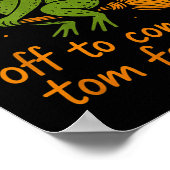 Frogウィザーお洒落ド – Off To Commit Tomflorery F ポスター (角)