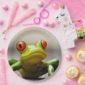 Frogマクロ ペーパープレート (パーティー)