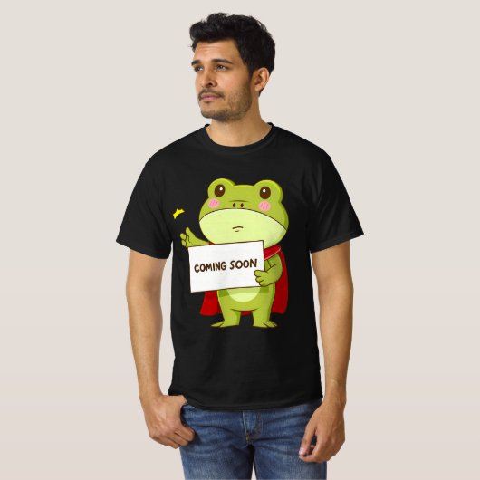 Frog'来s Soon – ケープホールディングス付き来Frog Tシャツ (正面フル)