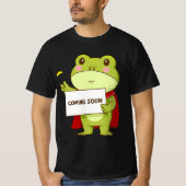 Frog'来s Soon – ケープホールディングス付き来Frog Tシャツ (正面)