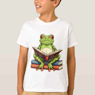 Frog'読's a book tシャツ